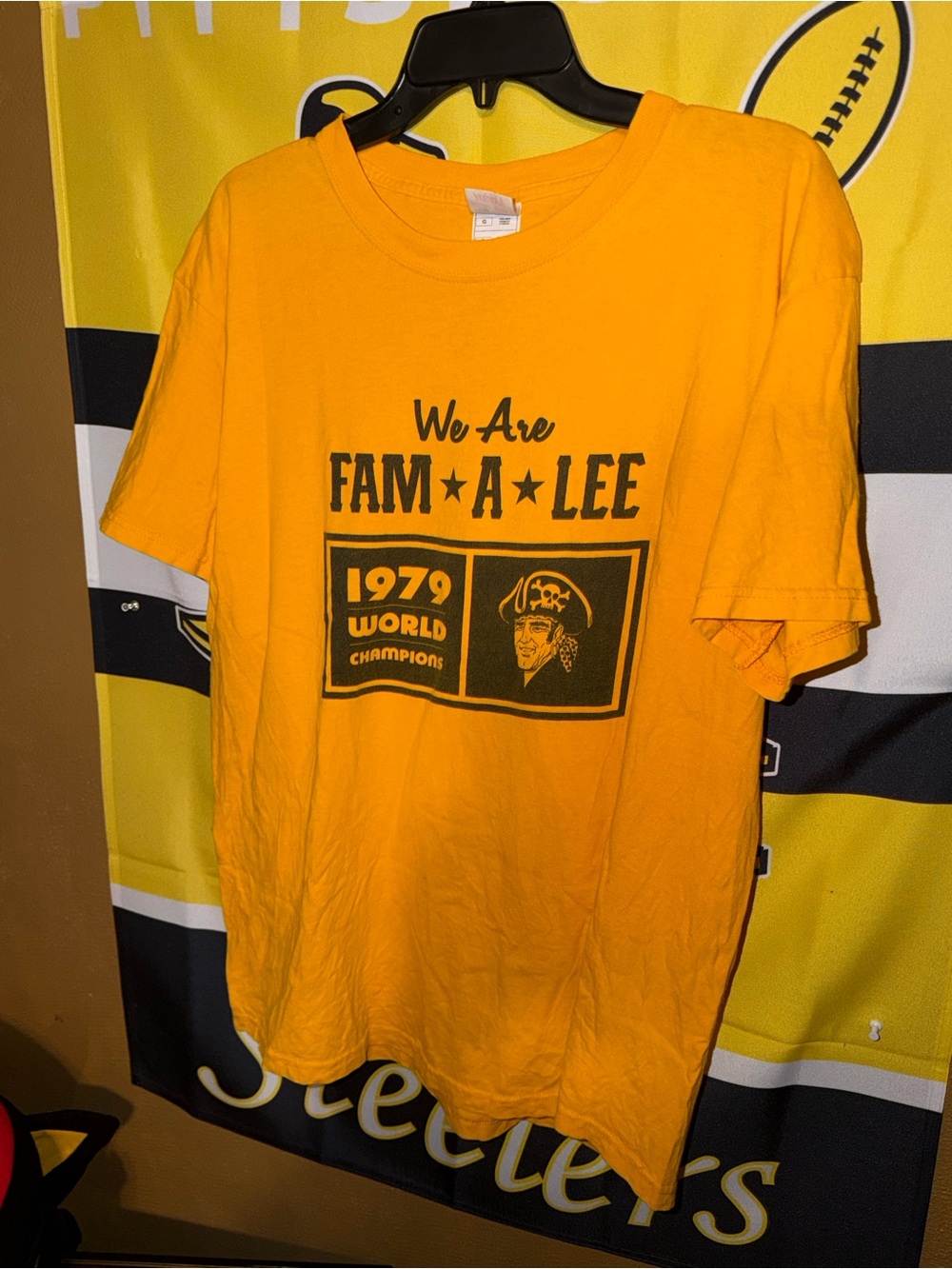 Fruit Of The Loom MLB Baseball Pittsburgh Pirates 1979 Champions Shirt Vintage U